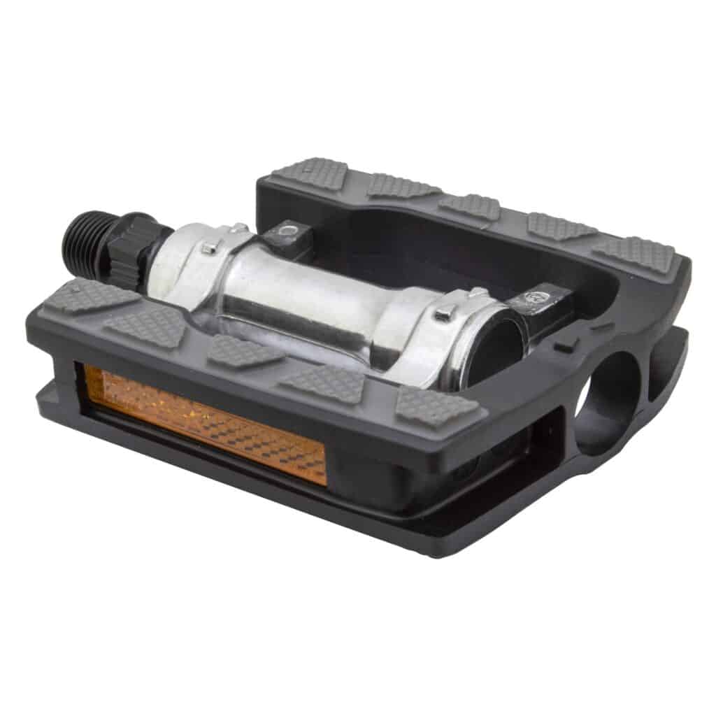 PEDALS SUNLT PLATFORM FREMONT v2 ALY/NYLON 9/16 POL/BK/GY w/RUBBER