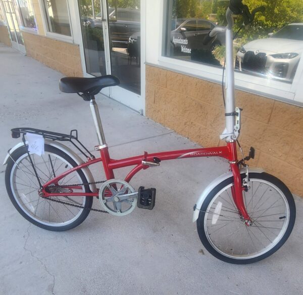 Dahon Boardwalk Folding Bike Single Speed Red Reference #19527