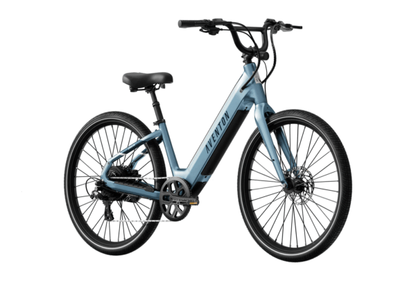 Aventon * Pace 4 Step Through Ebike Regular Blue Steel - Image 3
