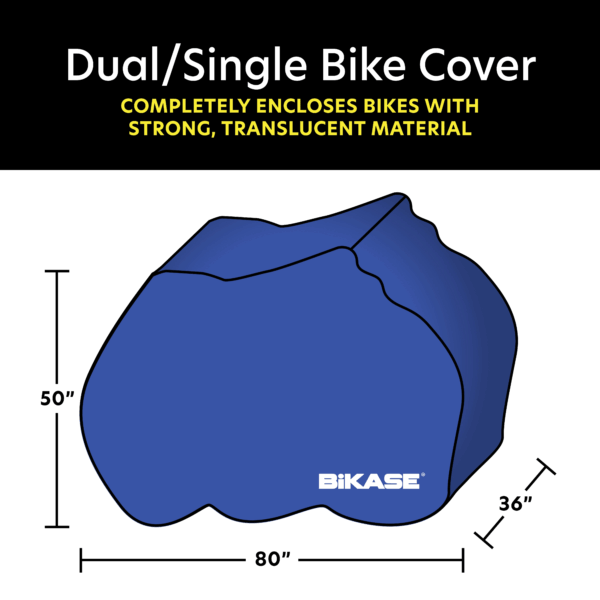 Dual or Single Ebike Cover Adjustable for 1 or 2 Bikes - Image 3