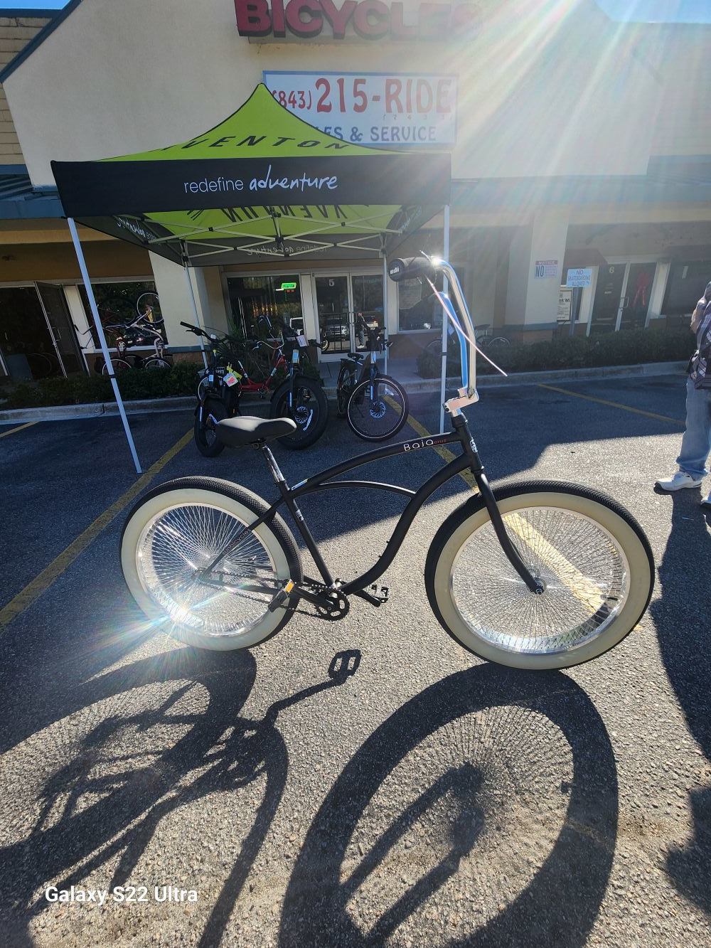 Baja Cruz Black W/ Polished Wheels Single Speed - Image 2