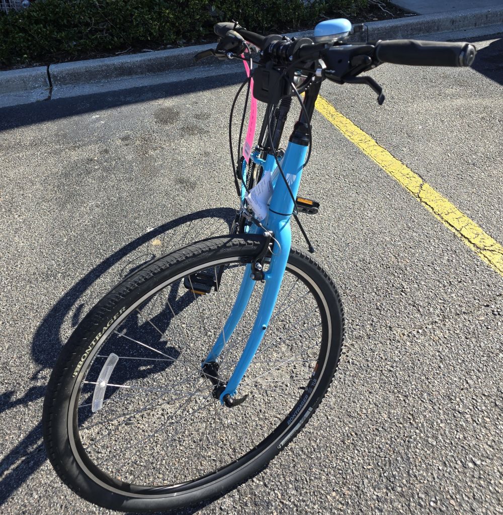 Trek Verve 3 Blue Ladies 27 Speed Comfort Bike - Image 2