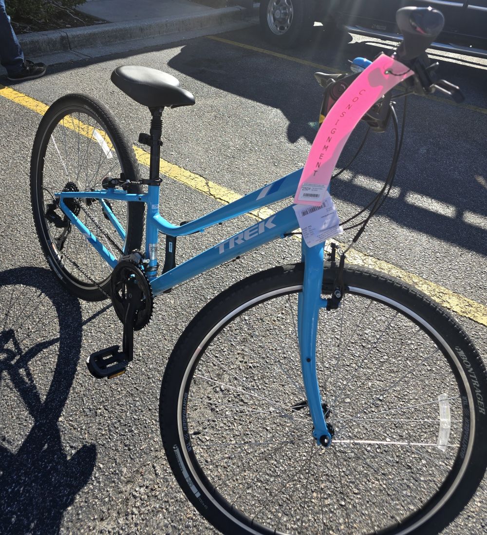 Trek Verve 3 Blue Ladies 27 Speed Comfort Bike - Image 4