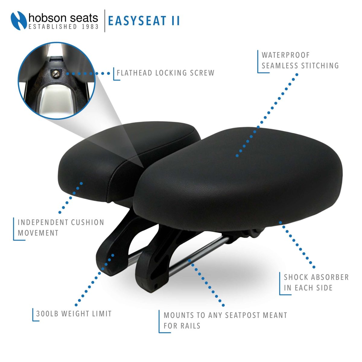 SADDLE HOBSON EASYSEAT SPLIT CHEEK - Image 6
